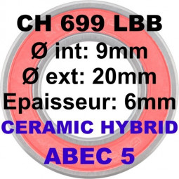 Roulement 699 LLB Céramique...