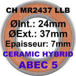 MR2437 LLB Bearing 24x37x7...