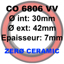 Roulement CØ6806 VV 30x42x7...