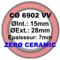 Roulement CØ6902 VV 15x28x7...