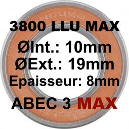 Roulement 3800 LLU MAX 10x19x8