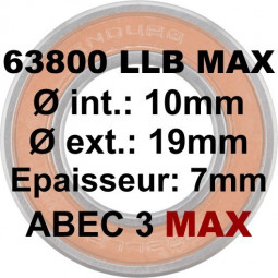63800 LLB MAX 10x19x7 Bearing