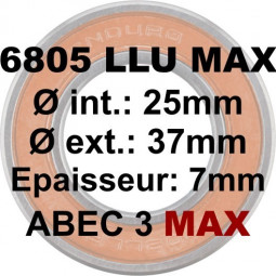 Roulement 6805 LLU MAX 25x37x7