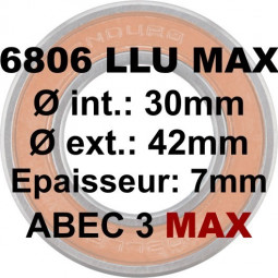 Roulement 6806 LLU MAX 30x42x7
