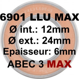 Roulement 6901 LLU MAX 12x24x6