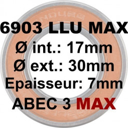 Roulement 6903 LLU MAX 17x30x7