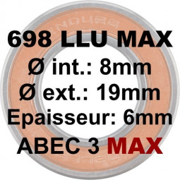 698 LLU MAX 8x19x6 Bearing