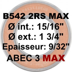 Roulement B542 2RS MAX...