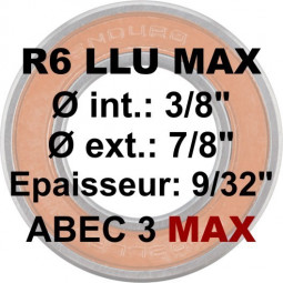 Roulement R6 LLU MAX 3/8" x...
