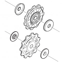 SHIMANO Pulley set  RD-M970...