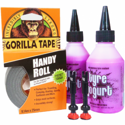 Ready to ride Tubeless kit...