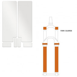 Fork guard kit "Clear"