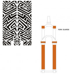 Fork guard kit "Cross Lines...